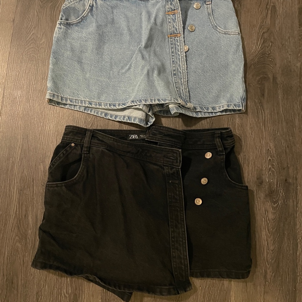 Zara Denim Skort